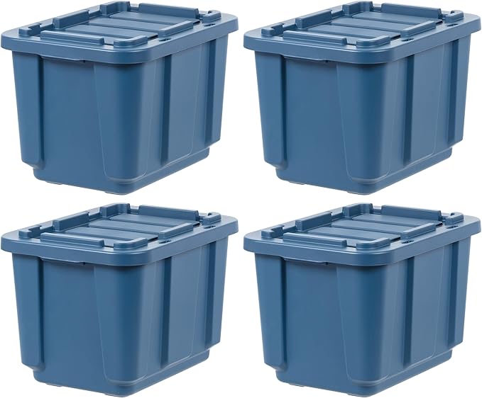 IRIS USA 12 Gallon Eco-Friendly Heavy Duty Truck Bed Toolbox Storage Tote Bins by IRISUSA