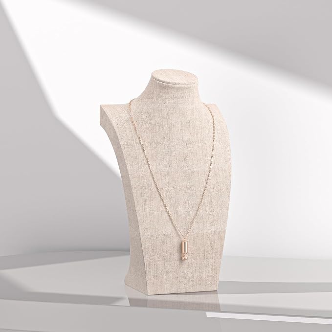 Necklace Bust Display Stand, Bust Necklace Holder, Pendant Chain Organizer - Image 3