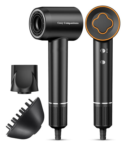 Hair Dryer, 150000 RPM High-Speed Brushless Motor Negative Ionic Blow Dryer by CosyCompanions