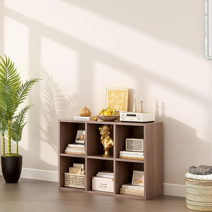6-Cube Storage Shelf Bookcase - Image 3
