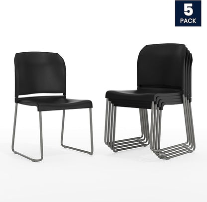 Flash Furniture Hercules Series Contoured Stacking Chairs - Image 5