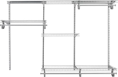 ClosetMaid ShelfTrack Wire Closet Organizer System, Adjustable from 4 to 6 Ft. by ClosetMaid
