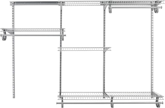 ClosetMaid ShelfTrack Wire Closet Organizer System, Adjustable from 4 to 6 Ft. by ClosetMaid