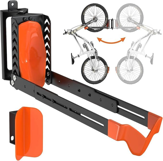 Swivel Bike Rack Wall Mount, Bike Hangers by AUBEATY