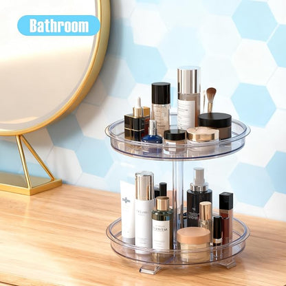 2 Tier Lazy Susan Organizer, 9.7 Inch Lazy Susan Turntable - Image 7