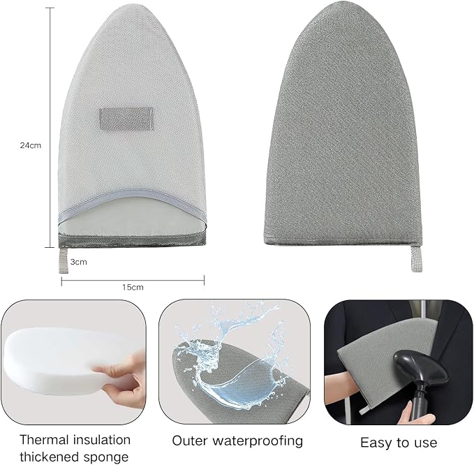 Garment Steamer Hanger Stand & Ironing Glove - Image 4
