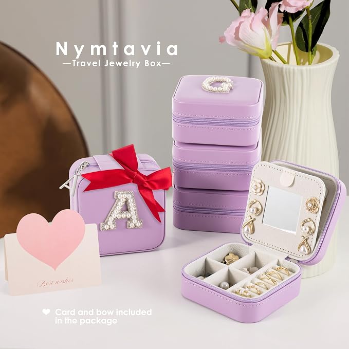 Travel Jewelry Case, Small Jewelry Box Organizer - Image 6