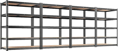 REIBII 2020LBS Storage Shelves 5 Tier Garage Shelving Heavy Duty, Adjustable by REIBII
