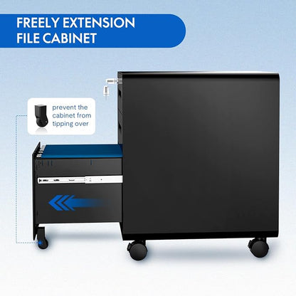 FLEXISPOT Metal File Cabinet for Home Office Mobile File Cabinet - Image 7