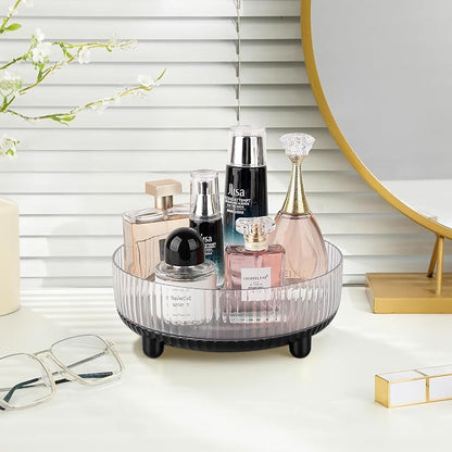 Anyoifax 360 Rotating Makeup Organizer Perfume Tray Skincare Holder Spinning - Image 2