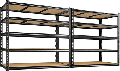 48" W Garage Shelving Heavy Duty 2800LBS Garage Storage Shelves, 5 Tier by Unknown