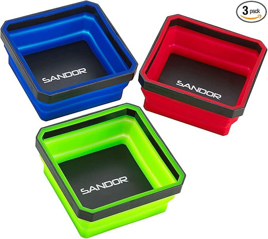 SANDOR Collapsible Magnetic Parts Tray Set by SANDOR