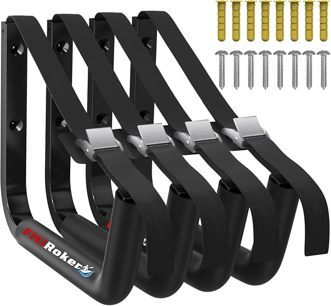 Kayak Storage Rack – 100LB Heavy Duty Kayak Wall Mount by Unknown