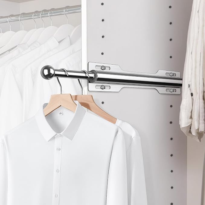 FIRJOY 12" Valet Rod for Closet Pull Out - Image 2