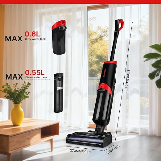 Shop-Vac Wet Dry Vacuum Cleaner and Mop, 15000Pa Vacuum Mop All in One - Image 2