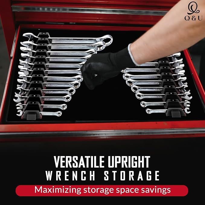 Q&U Wrench Organizer Modular System – 48 PCS Magnetic Wrench Organizer - Image 2