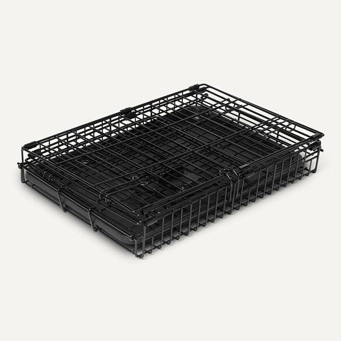Amazon Basics Durable, Foldable Metal Wire Dog Crate - Image 4