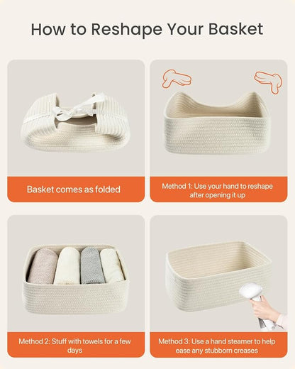 Small Woven Basket, Storage Basket - Image 7