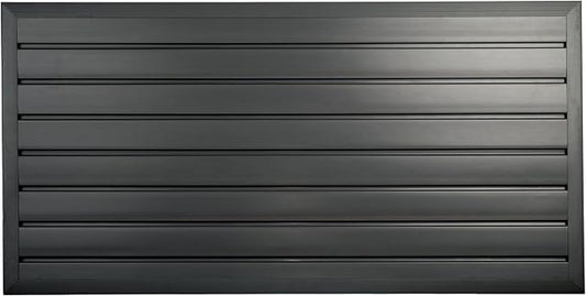 HANDIWALL PVC Slatwall Garage Wall Organizer, 4x2ft Heavy Duty Framed Slatwall by HandiSOLUTIONS