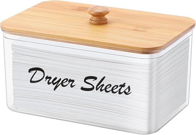 Tbestmax Acrylic Dryer Sheet Holder Container by Tbestmax
