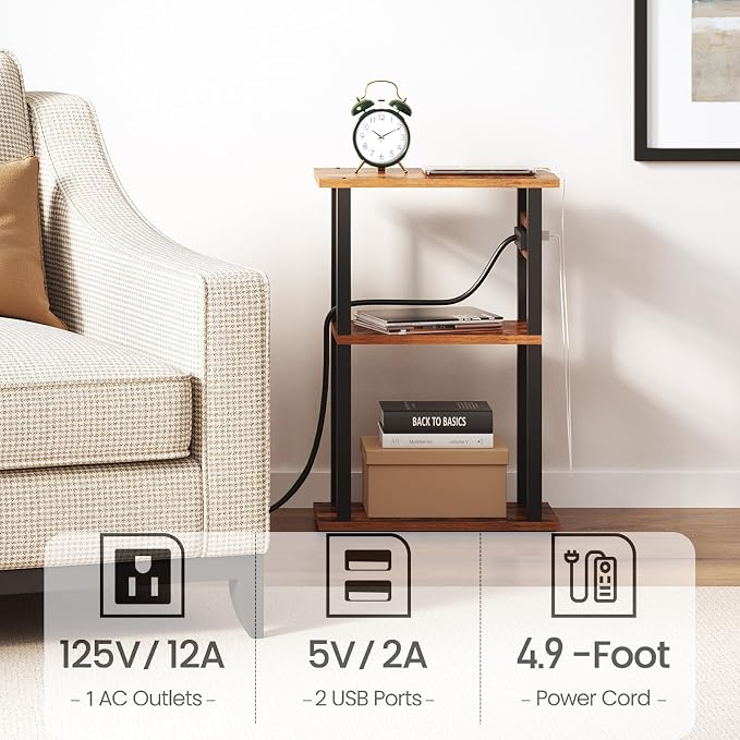 TUTOTAK Small Narrow Side Table - Image 6