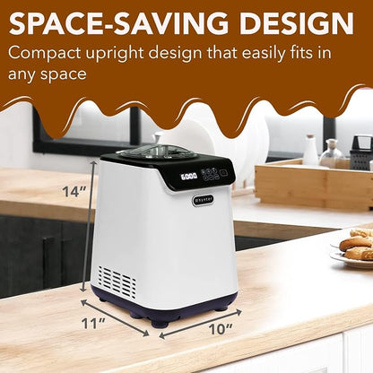 Whynter Ice Cream Maker Machine Automatic 1.28 Qt Upright - Image 6