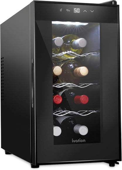 Ivation 8 Bottle Red And White Wine Thermoelectric Wine Cooler/Chiller Counter by Ivation