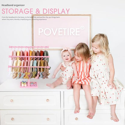 POVETIRE Headband Holder Stand Storage - Image 2