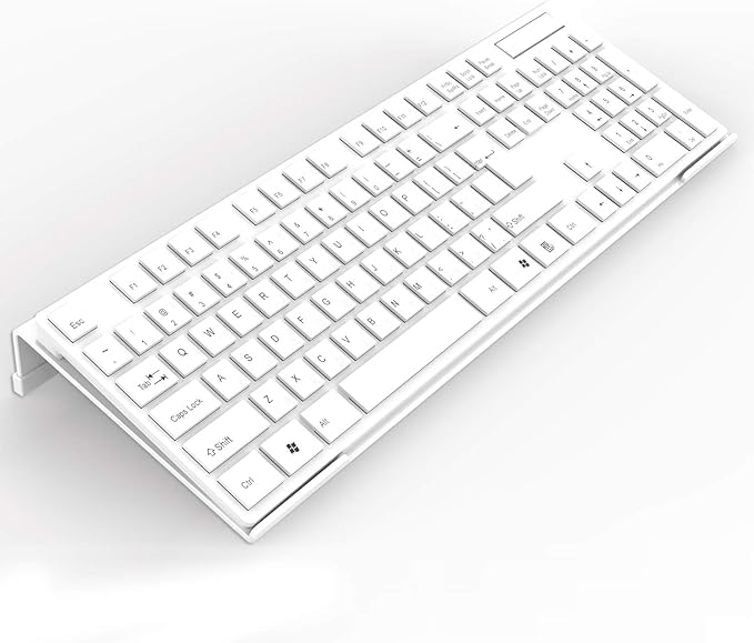 Acrylic Tilted Computer Keyboard Stand by KOTEMON