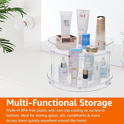 Amazon Basics 2 Tier Lazy Susan Turntable Organizer - Image 7