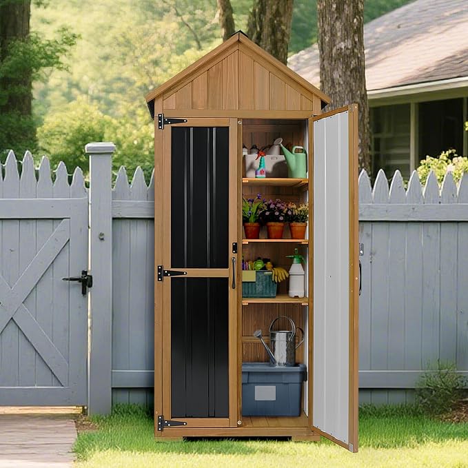 Outdoor Storage Cabinet Waterproof, Outdoor Storage Shed - Image 3