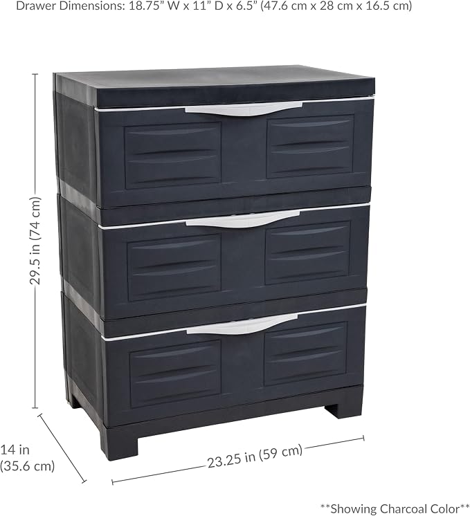 Sunnydaze 3-Tier Storage Cabinet - Image 3