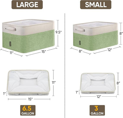 BALEINE 4 Pack Fabric Storage Bins - Image 2
