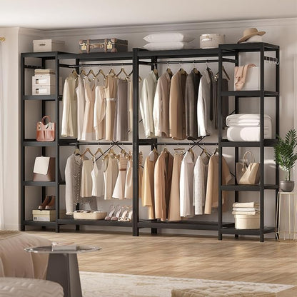 Homykic Bamboo Clothes Rack Garment Rack - Image 2