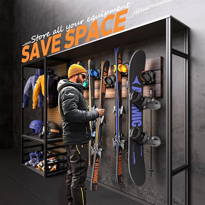 Snowboard Wall Rack for Garage - Image 4