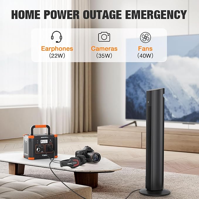 GRECELL 300W Portable Power Station 230.88Wh Solar Generator - Image 6