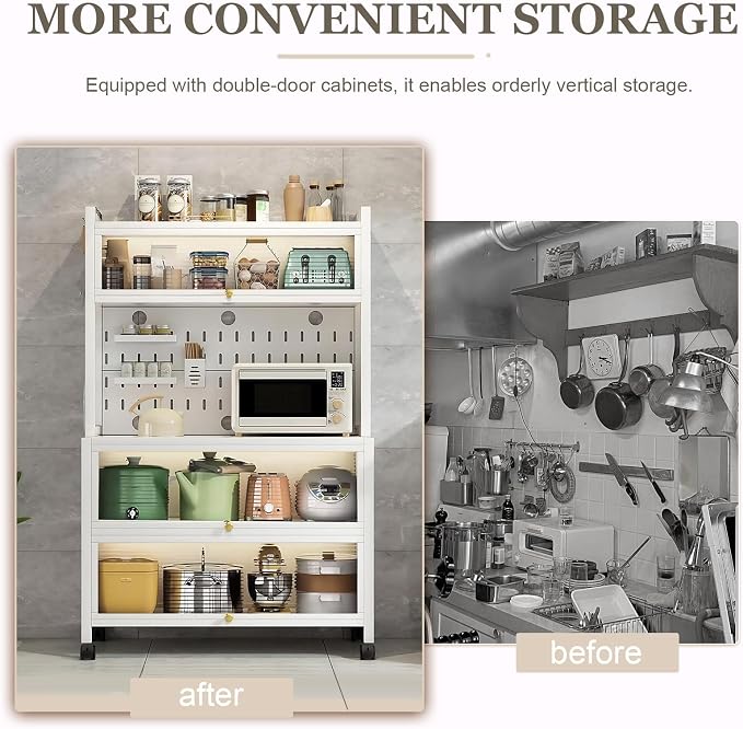 Mobile Kitchen Storage Cart - Image 6