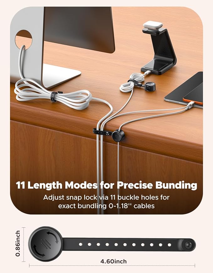 8 Pack Cord Organizer Clips - Image 6