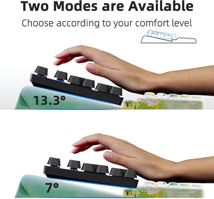 Ospelelf Keyboard Wrist Rest Pad, Comfy Ergonomic Keyboard Stand Holder - Image 4