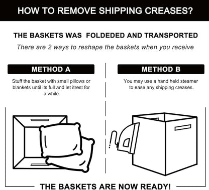 OIAHOMY Storage Cubes 11 Inch Storage Bins-3 Pack, Cotton Rope Woven Baskets - Image 7