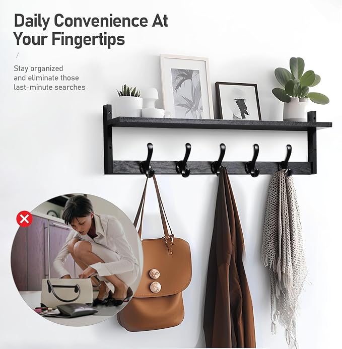 Tatub 29'' Coat Rack Wall Mount - Image 3