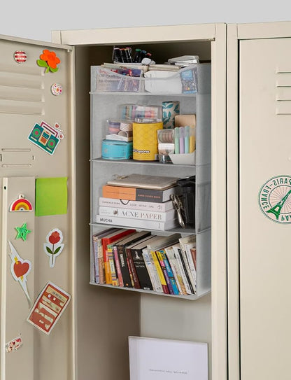 StorageWorks Hanging Closet Organizer, 3-Shelf Hanging Closet Shelves - Image 7