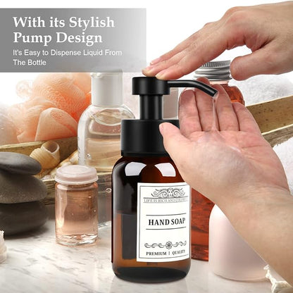 8.5oz Glass Soap Dispenser 2 Pack - Image 3