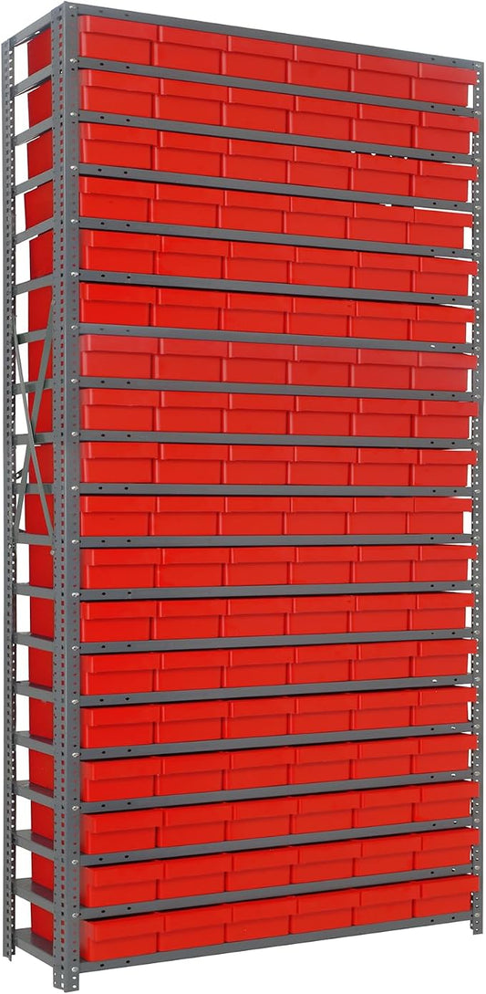 Quantum Storage Systems 1275-401RD Solid Heavy Duty 19 Shelves 108 Super Tuff by QuantumStorageSystems