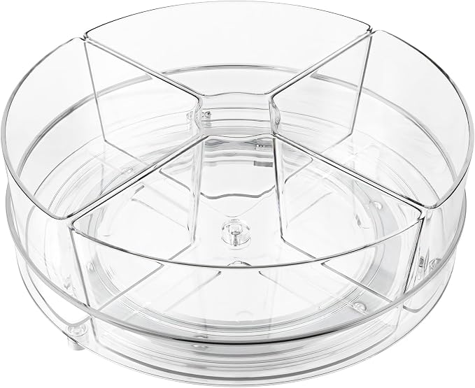 Lazy Susan Organizer, 9 inch Rotating Storage Organizer by SlowSLog