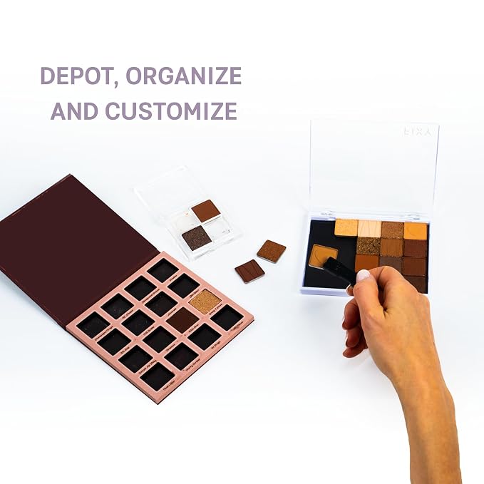 FIXY Extra Small Magnetic Makeup Palette | 4.8"x4.0" Clear-Top Organizer – Depot - Image 5