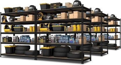 PrimeZone 48" x 24" x 72" Heavy Duty 5 Tier Adjustable Garage Storage Shelving by PrimeZone