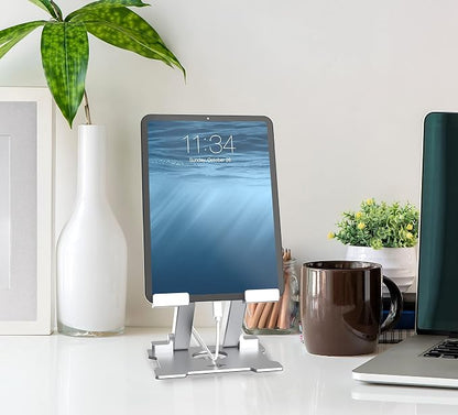 KABCON Quality Tablet Stand, Adjustable Foldable Eye-Level Aluminum Solid Up to - Image 4