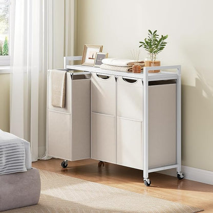 HOOBRO Laundry Sorter 3 Section, Laundry Hamper - Image 5