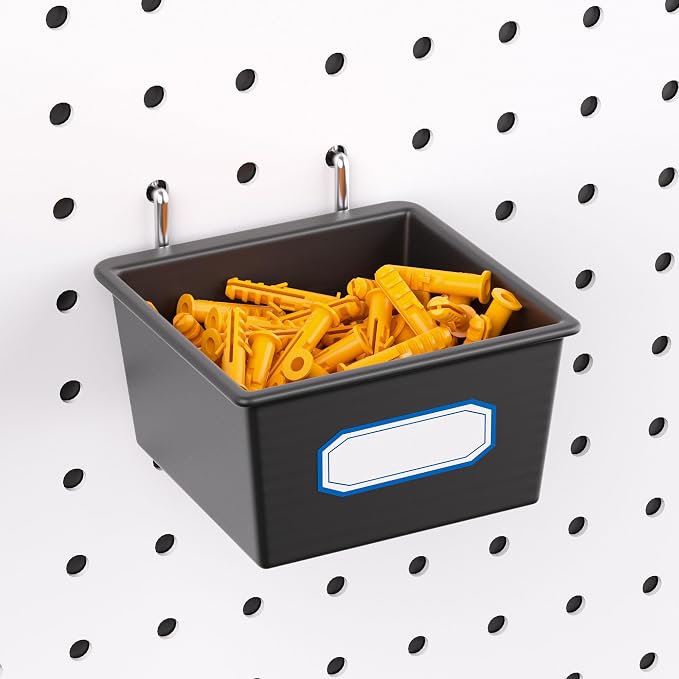 FRIMOONY Peg Board Organizer Accessories, Pegboard Hook Locks, - Image 5